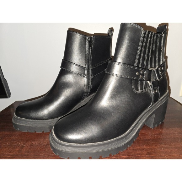 Sincerely Jules Shoes - Sincerely Jules Women's Boots Dolphin Size 10M‎ Black Zip Closure NEW Wot